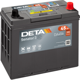 Deta DA456 45Ah 12V 390A car battery | bateriaprofesional.es