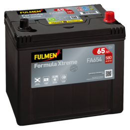 Fulmen FA654 65Ah 12V 580A car battery | bateriaprofesional.es