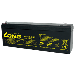 Long WP2.6-12 2.60Ah 12V batería para SAI | bateriaprofesional.es