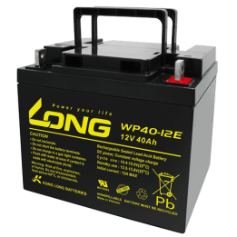 Long WP40-12E 40Ah 12V batería para silla de ruedas | bateriaprofesional.es