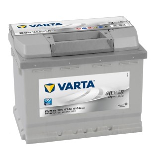 BATERIA VARTA D39 63AH SILVER DYNAMIC 610A 12V PARA COCHE