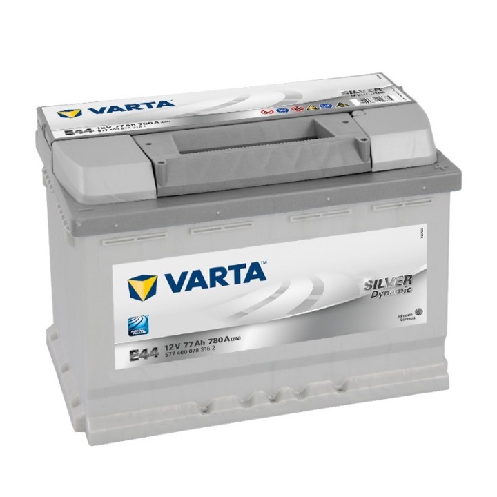 BATERIA VARTA E44 77AH SILVER DYNAMIC 780A 12V DE COCHE