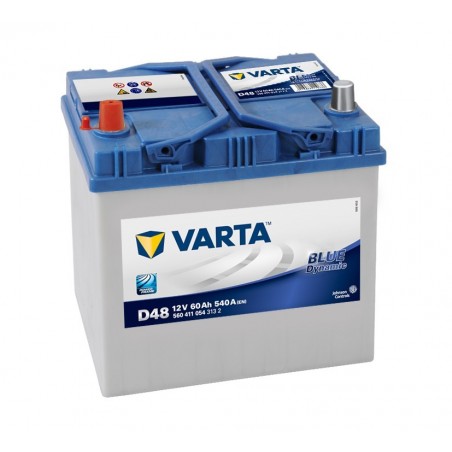 BATERIA VARTA D48 60AH BLUE DYNAMIC 540A 12V