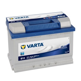 Bateria VARTA E11 74ah 680A positivo derecha
