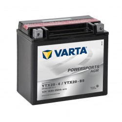 BATERIA MOTO 12V 18AH YTX20-4 / YTX20-BS VARTA AGM 51802