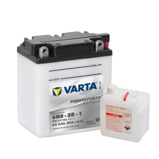 BATERIA MOTO 6V 6AH 6N6-3B-1 VARTA 00612