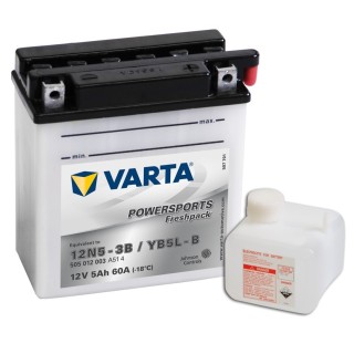 BATERIA MOTO 12V 5AH 12N5-3B / YB5L-B VARTA 50512